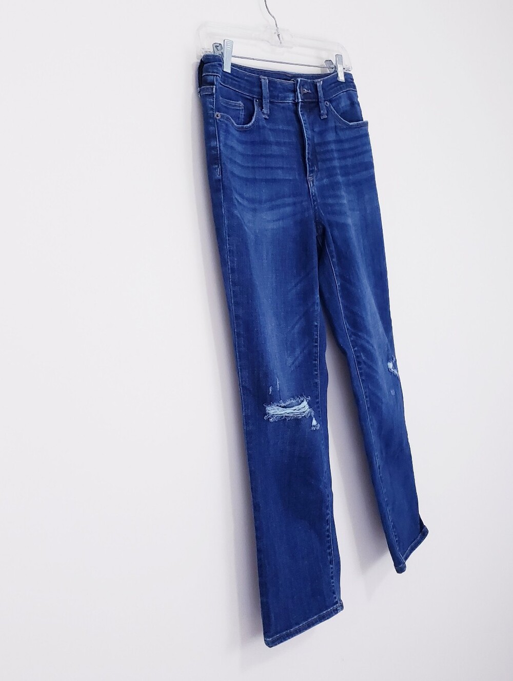 Universal Thread High Rise Straight Crop Jeans Size 8 29 Distressed - Picture 5 of 6